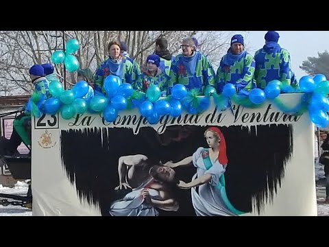 Compagnia di Ventura carro da getto - Carnevale Ivrea 2015