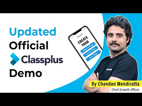 Updated Official Classplus Demo | Classplus app demo | ft. Chandan Mendiratta