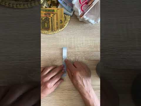 Geldschein falten Zahl (1) Null- Geldgeschenk zum Geburtstag Party 🧚‍♀️