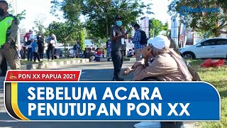 Sebelum Acara Penutupan PON XX Papua, Sekitar Area Stadion Lukas Enembe Mulai Didatangi Penonton