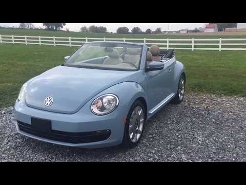 2014 Volkswagen Beetle 1.8T Convertible With Fender Sound & Navigation