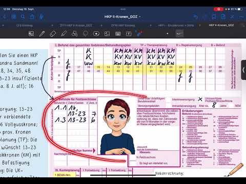 HKP-Vollkeramikkronen abrechnen