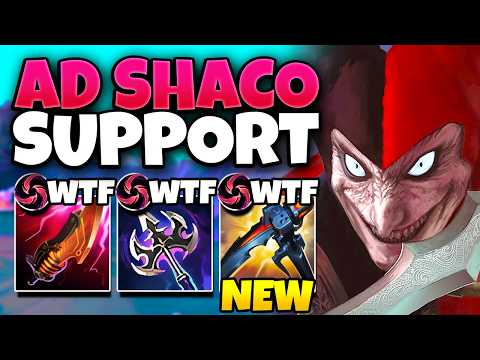 AD Shaco Support With New Lethality Items Is Wild