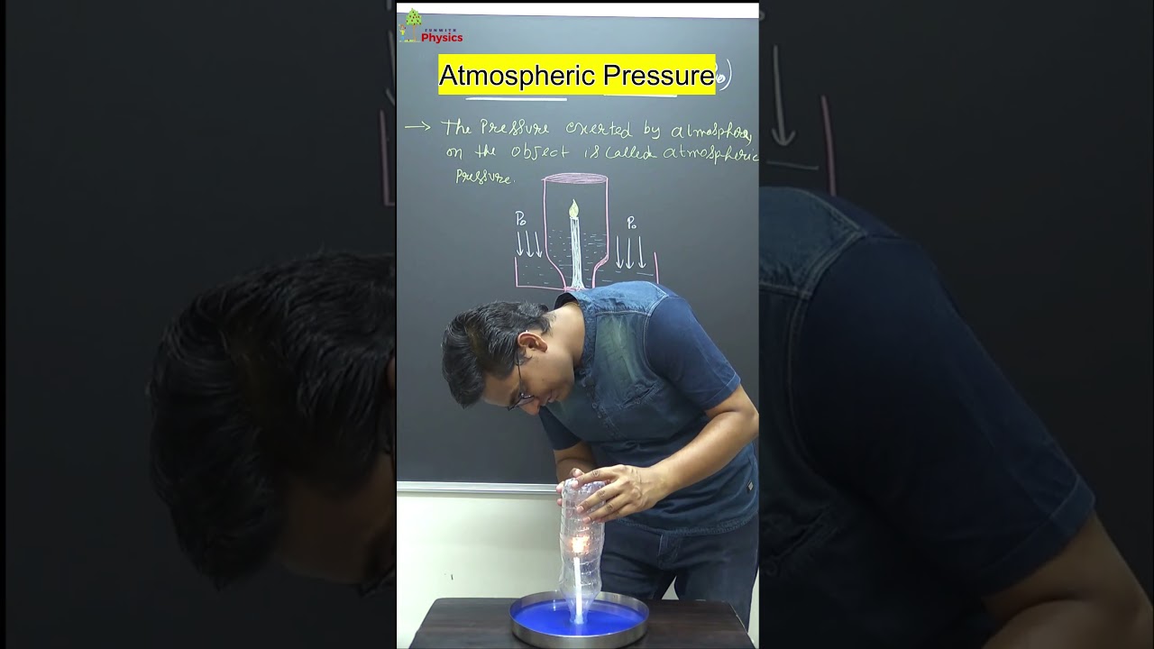 Atmospheric Pressure | Experiment | Demonstration | simple science experiments | Hindi |