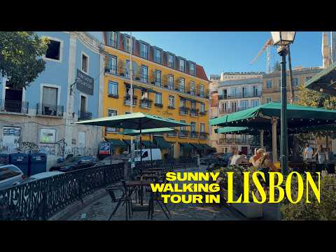 Witness Real Life in Lisbon, 4K Walking Tour