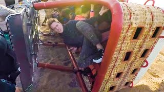 HOT AIR BALLOON CRASH LANDING!
