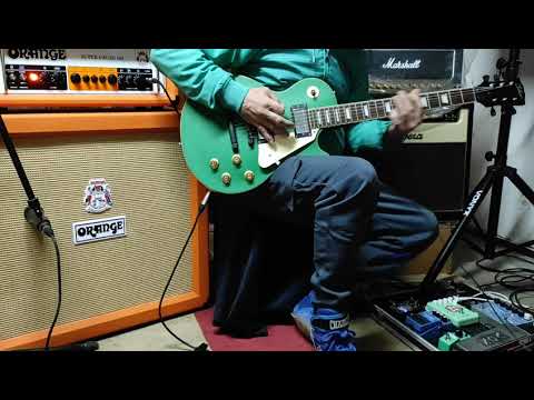 orange super Crush . tokai Les Paul . riffs metal