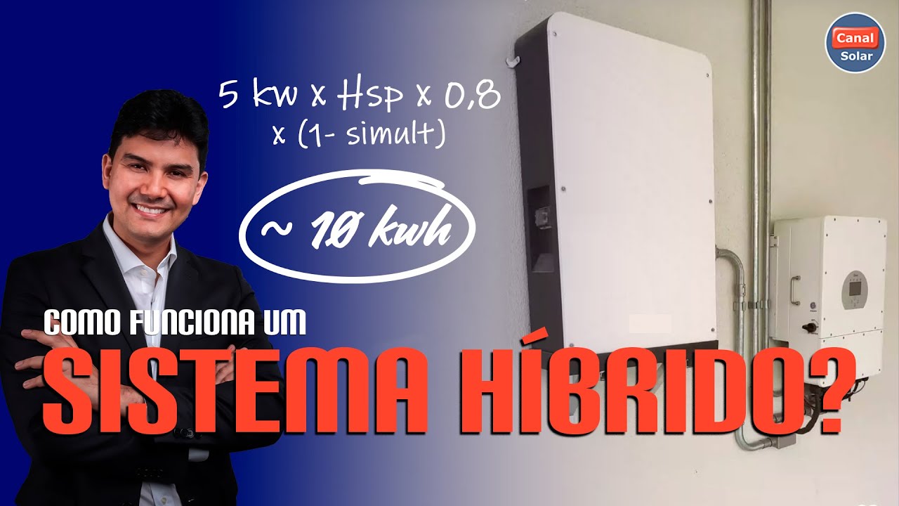 Como dimensionar a BATERIA para um SISTEMA HÍBRIDO ZERO-GRID - Aula Grátis