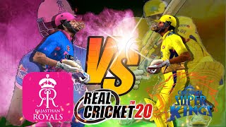 RR vs CSK - Rajasthan Royals vs Chennai Super Kings IPL Match 47 Highlights Real Cricket 20