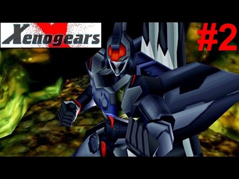 Xenogears PS1 Gameplay #2 [First Xenogear Battle]