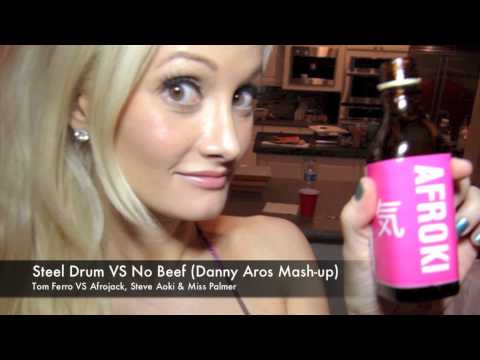 Tom Ferro VS Afrojack, Steve Aoki & Miss Palmer - Steel Drum VS No Beef (Danny Aros Mash-up)