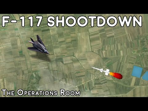 F-117 Nighthawk Shootdown over Serbia, 1999 - Animated