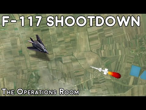 F-117 Nighthawk Shootdown over Serbia, 1999 - Animated