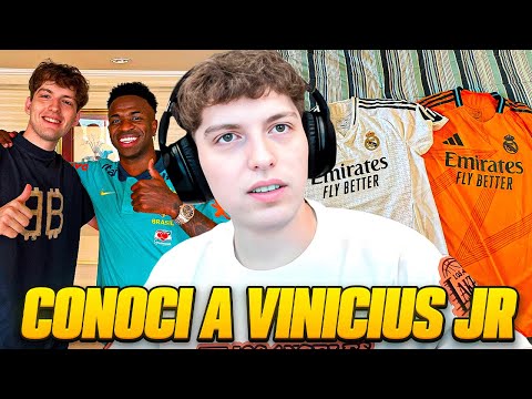 CONOCI A VINICIUS JR Y ME REGALO SU CAMISETA DEL REAL MADRID...