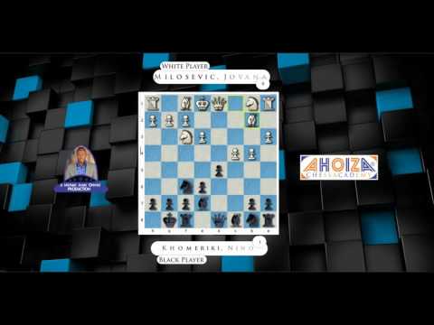 Milosevic, Jovana vs  Khomeriki, Nino   FIDE World Junior Girls 2015 Rnd2 6