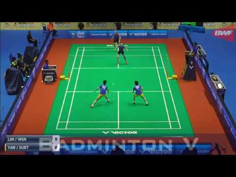 MalaysiaMaster   POON Lok Yan TSE Ying Suet vs LIM Yin Loo YAP Cheng Wen  Badminton 2017