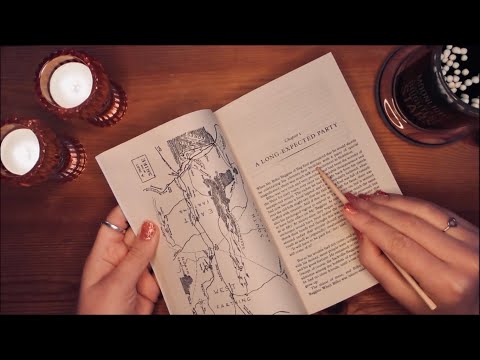 ASMR inaudible reading of Lord of The Rings chapter 1 💍✨ tingly, clicky whispers