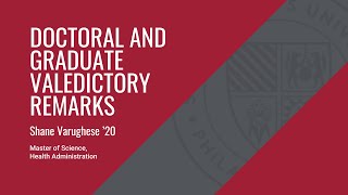 SJU Class of 2020 Doctoral and Graduate Conferral of Degrees video