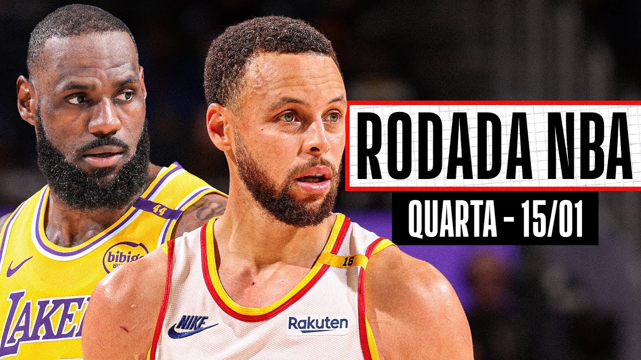 LEBRON arrebenta contra o Heat; CURRY decide para os WARRIORS - Rodada NBA 15/01