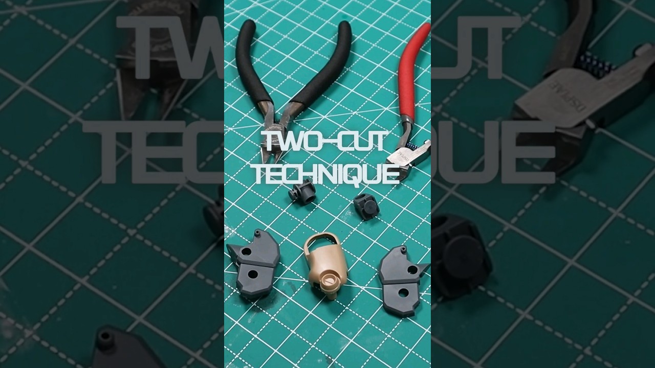 How to save time on sanding away nub marks. #gunpla #tutorial