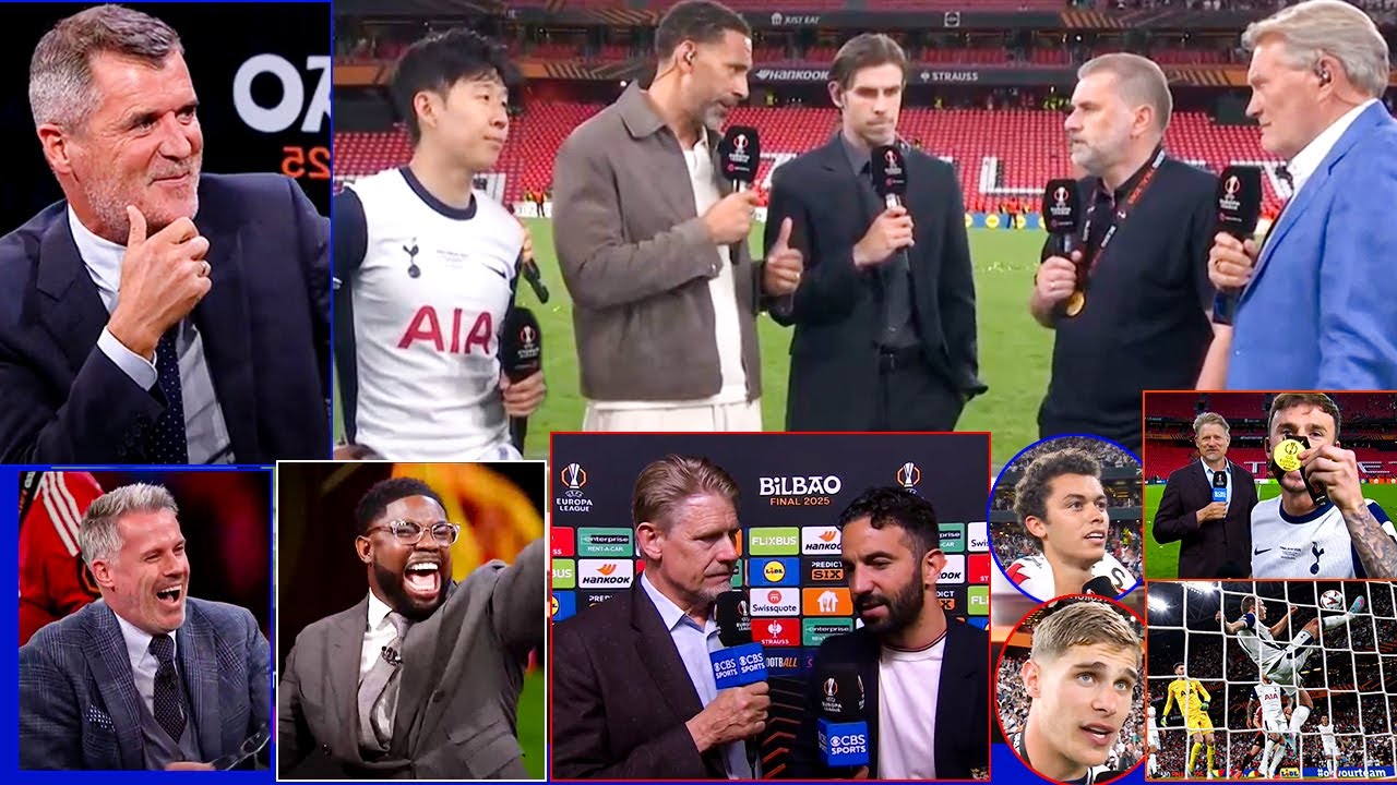 Tottenham vs Man United 1-0 Spurs Finally Win a European Trophy! Roy Keane FURIOUS at Amorim 😡🏆