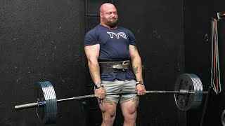 Worlds Strongest Man Tests His Squat Bench and Deadlift! Ft, Mitchell Hooper