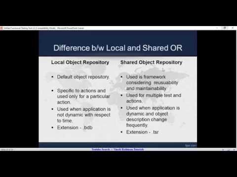 UFT(QTP) Tutorials for Beginners -5. How to Add Objects to Local Object Repository?