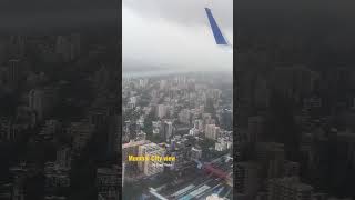 Mumbai airport lending view || Flight journey WhatsApp status video || flight WhatsApp status video