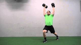 613. Dumbbell Split Jerk