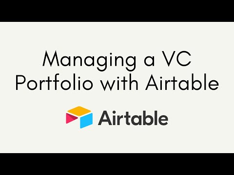 Managing a VC Portfolio with Airtable