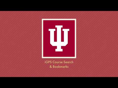 Iu Igps Course Search Bookmarks