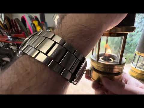 Richard Johnson, Clapham & Morris No.4 Miners Safety Lamp.