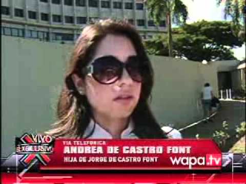 SuperXclusivo 5/20/11 - Entrevista a Andrea de Castro, hija de Jorge de Castro Font 1/2