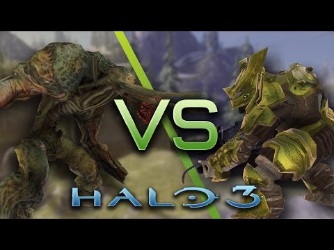 Halo 3 AI Battle - Flood Tanks vs Brutes