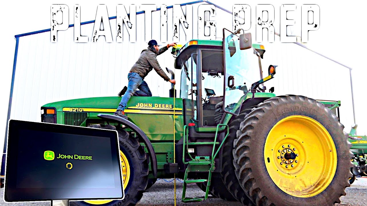 Installing the new John Deere G5 gps units. #johndeere #4k
