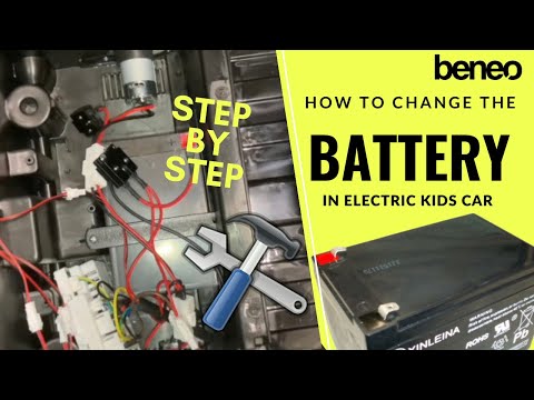How to change the battery on your electric kids car