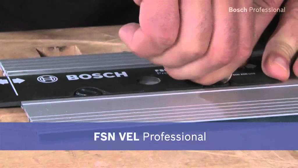 Bosch Blauw Accessoires 0615990M8Z FSN 1400 Set Professional 2 X Geleiderail 1400 Mm Tas Koppelstuk