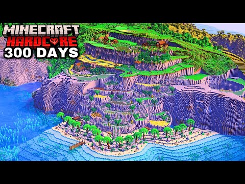 I Survived 300 days in REAL Hardcore Minecraft [FULL MOVIE]