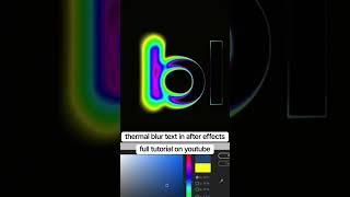 Create this thermal blur text effect in After Effects!