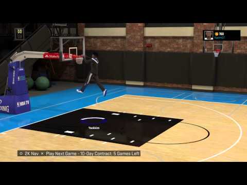 NBA 2K15 my career sick dunk