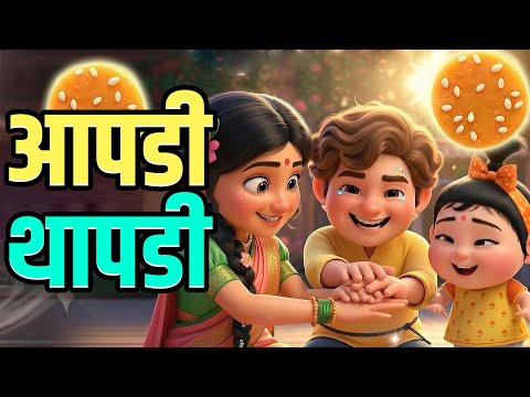 apadi thapadi गुळाची पापडी | balgeet | marathi balgeet | Apadi Thapdi Gulachi Papadi | आपडी थापडी