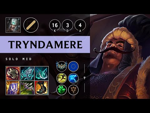Tryndamere Mid vs Viktor - EUW Challenger Patch 25.S1.2