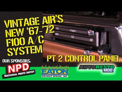 How to F100 Vintage Air Install Controls Episode 400 Autorestomod