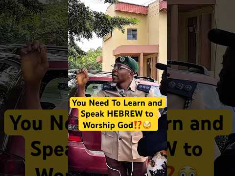 Muslim says Christians Need To Learn Hebrew to Worship