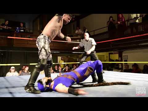 [Free Match] Kevin Blackwood vs Space Monkey | Greektown Wrestling