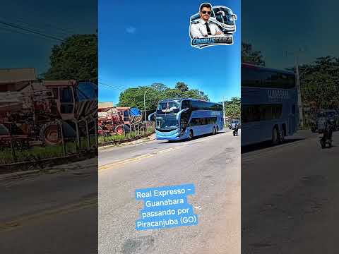 Paradiso G8 1800 DD da Real Expresso - Guanabara passando por Piracanjuba (GO) #busologia #onibus