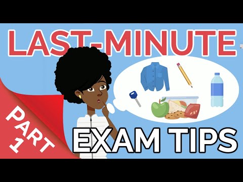最後一分鐘的考試技巧--前夜#SHORTS (Last-Minute Exam Tips - The Night Before #SHORTS)