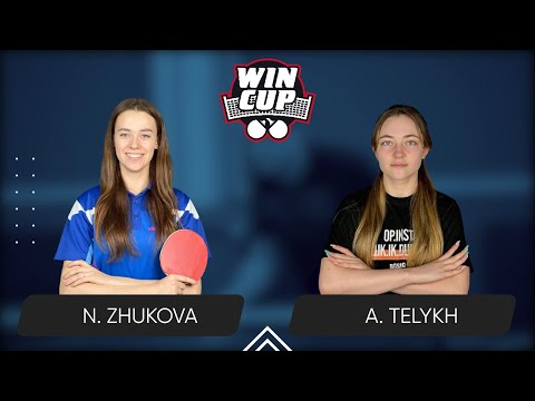 13:15 Nadiia Zhukova - Anastasiia Telykh West 2 WIN CUP 13.06.2024 | TABLE TENNIS WINCUP