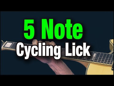5 note cycling licks - free guitar lesson