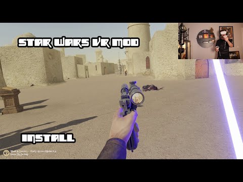 How to install Star wars VR Mod for Blade and Sorcery || EPIC Star Wars VR lightsabre battles